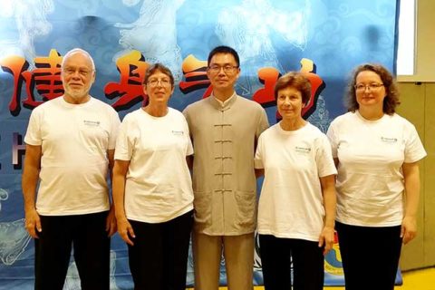 2016 - 1er colloque de Qigong à Paris - Participation de nos 4 enseignants avec le Pr Chao Sheng Jie de l'Université de Lishui (Chine)