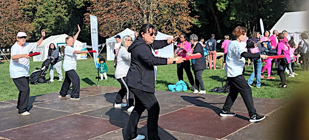 Octobre Rose 2025 - L'ASM Taïchi Qi-Gong se mobilise avec la ville de Meudon - Démonstration de Taïchi